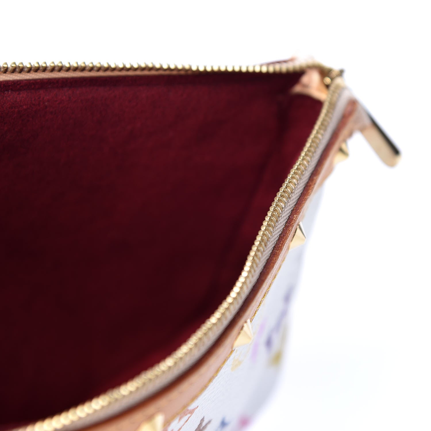 Louis Vuitton Monogram Multicolor Pochette Accessories White 4 of 9