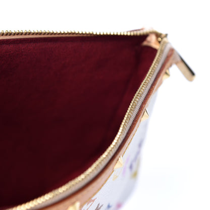 Louis Vuitton Monogram Multicolor Pochette Accessories White 4 of 9
