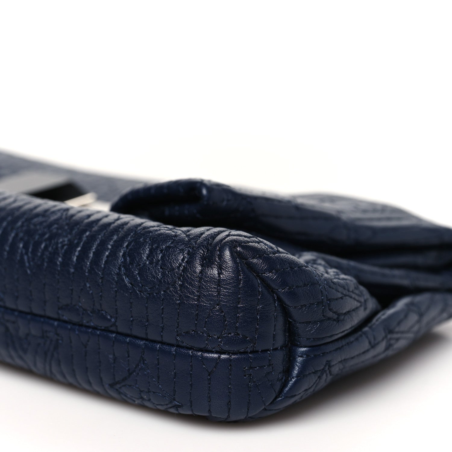Louis Vuitton Calfskin Quilted Monogram Altair Clutch Marine 9 of 9