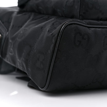 Gucci Econyl Nylon Monogram Off The Grid Backpack Black 8 of 9