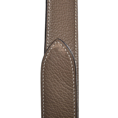 Hermes Taurillon Clemence Jypsiere 34 Etoupe 8 of 12