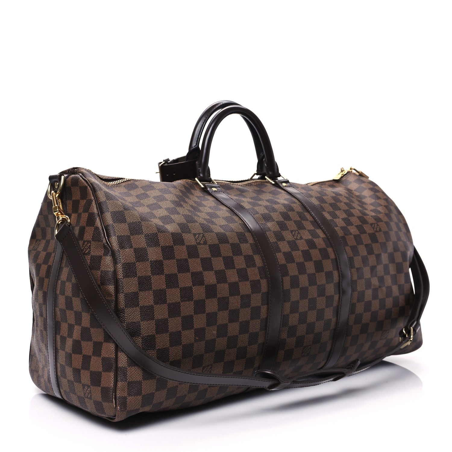 Louis Vuitton Damier Ebene Keepall Bandouliere 55 2 of 12