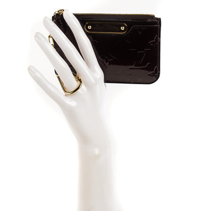 Louis Vuitton Vernis Key Pouch Amarante 2 of 8