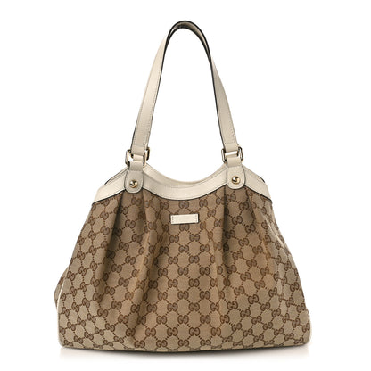 Gucci Monogram Shoulder Bag White 1 of 10