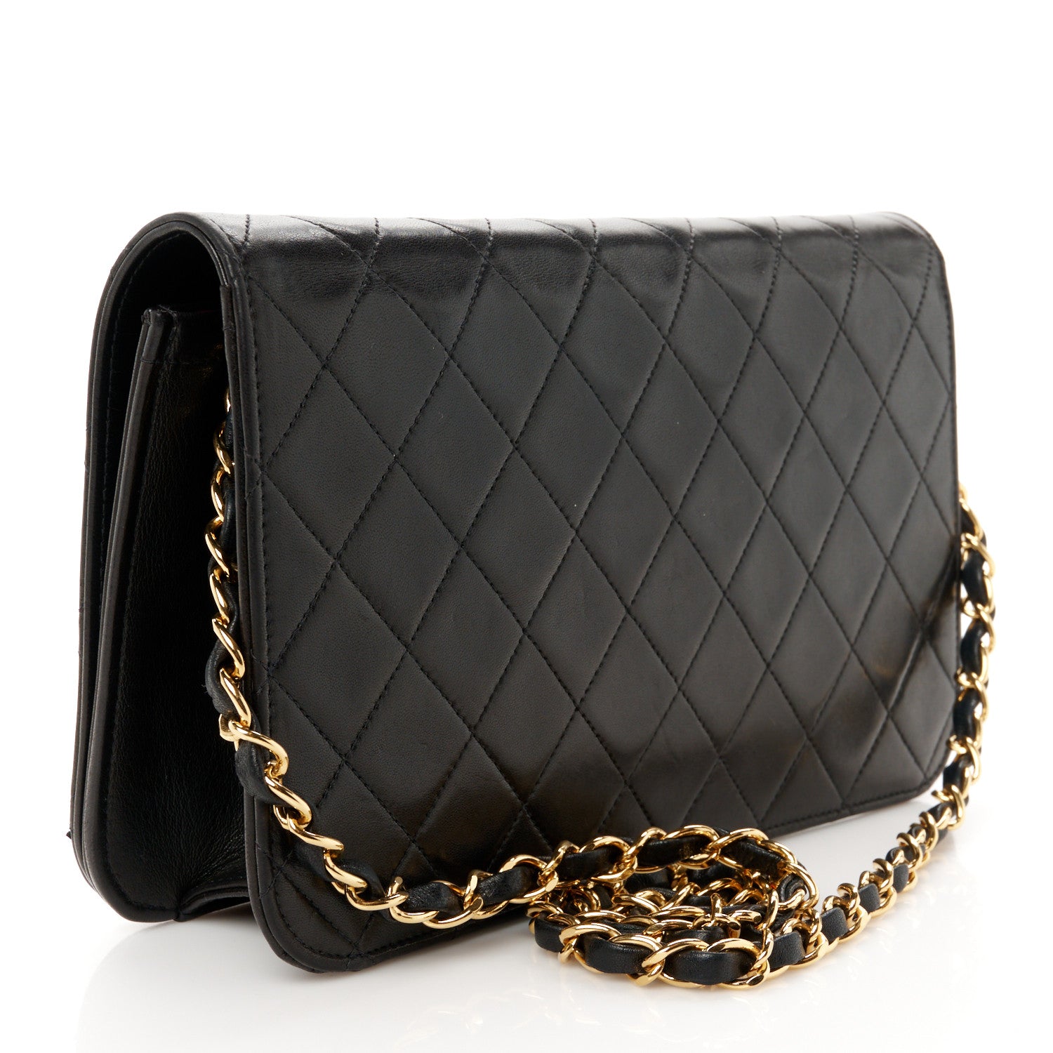 Chanel Lambskin Quilted Small Single Flap Black 3 of 11