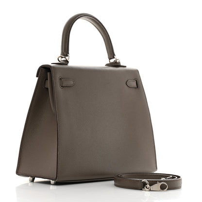 Hermes Epsom Kelly Sellier 25 Etain 3 of 18