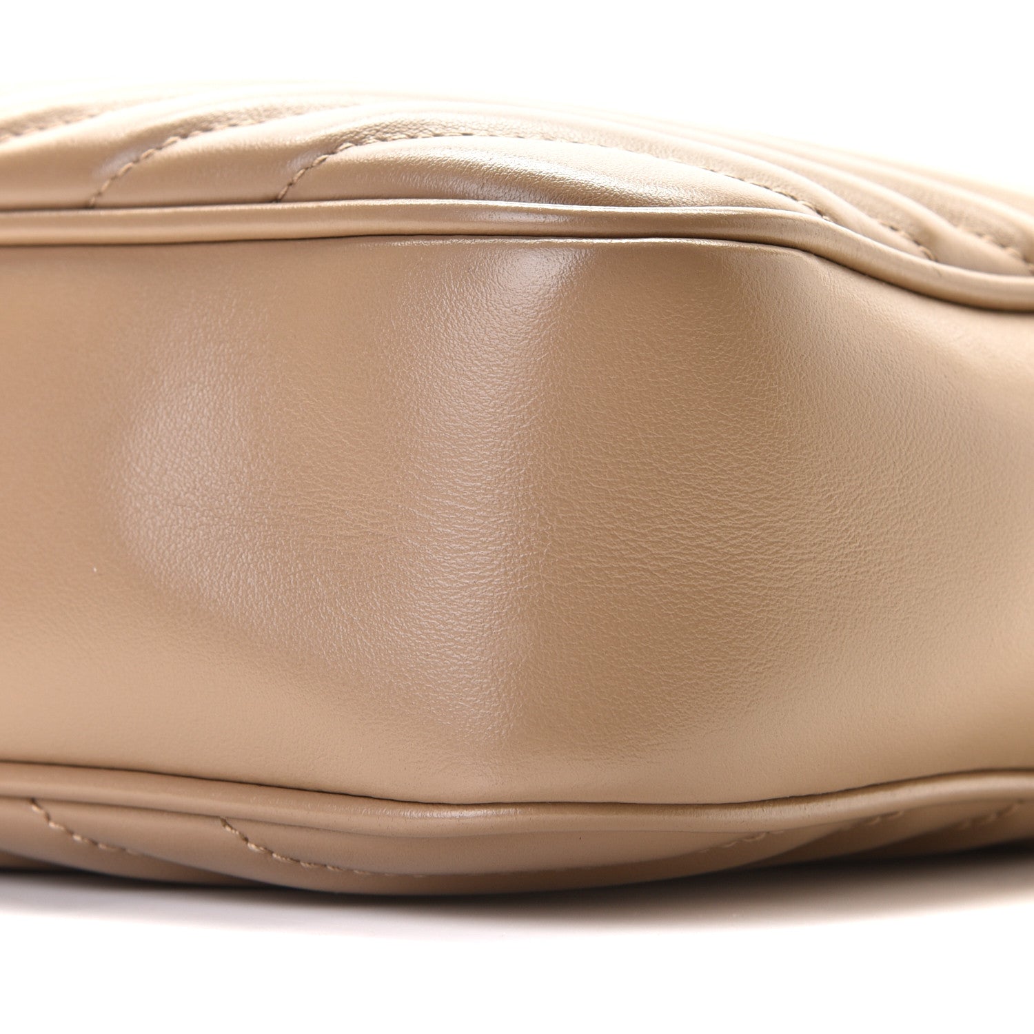 Saint Laurent Calfskin Matelasse Monogram Lou Camera Bag Dark Beige 9 of 9