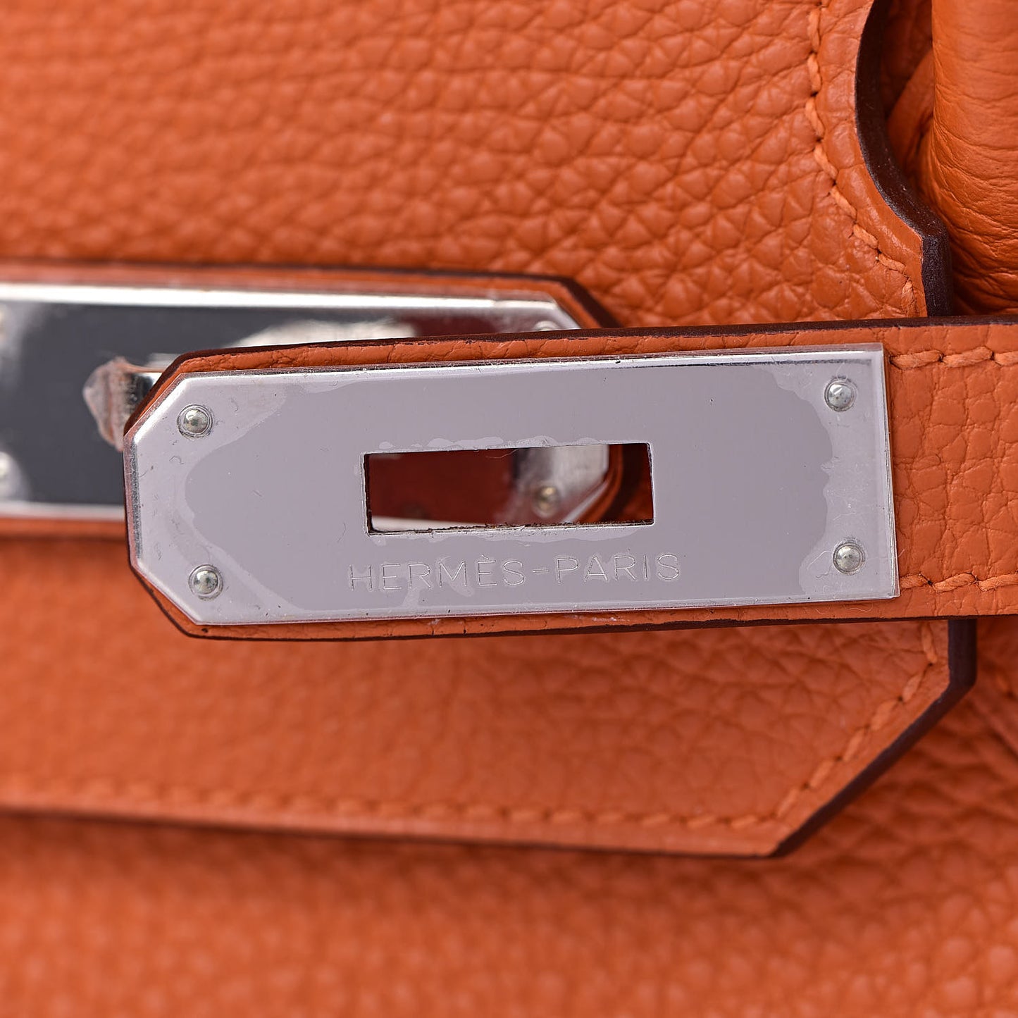 Togo Birkin 35 Orange