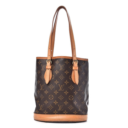 Louis Vuitton Monogram Petit Bucket 23 1 of 15