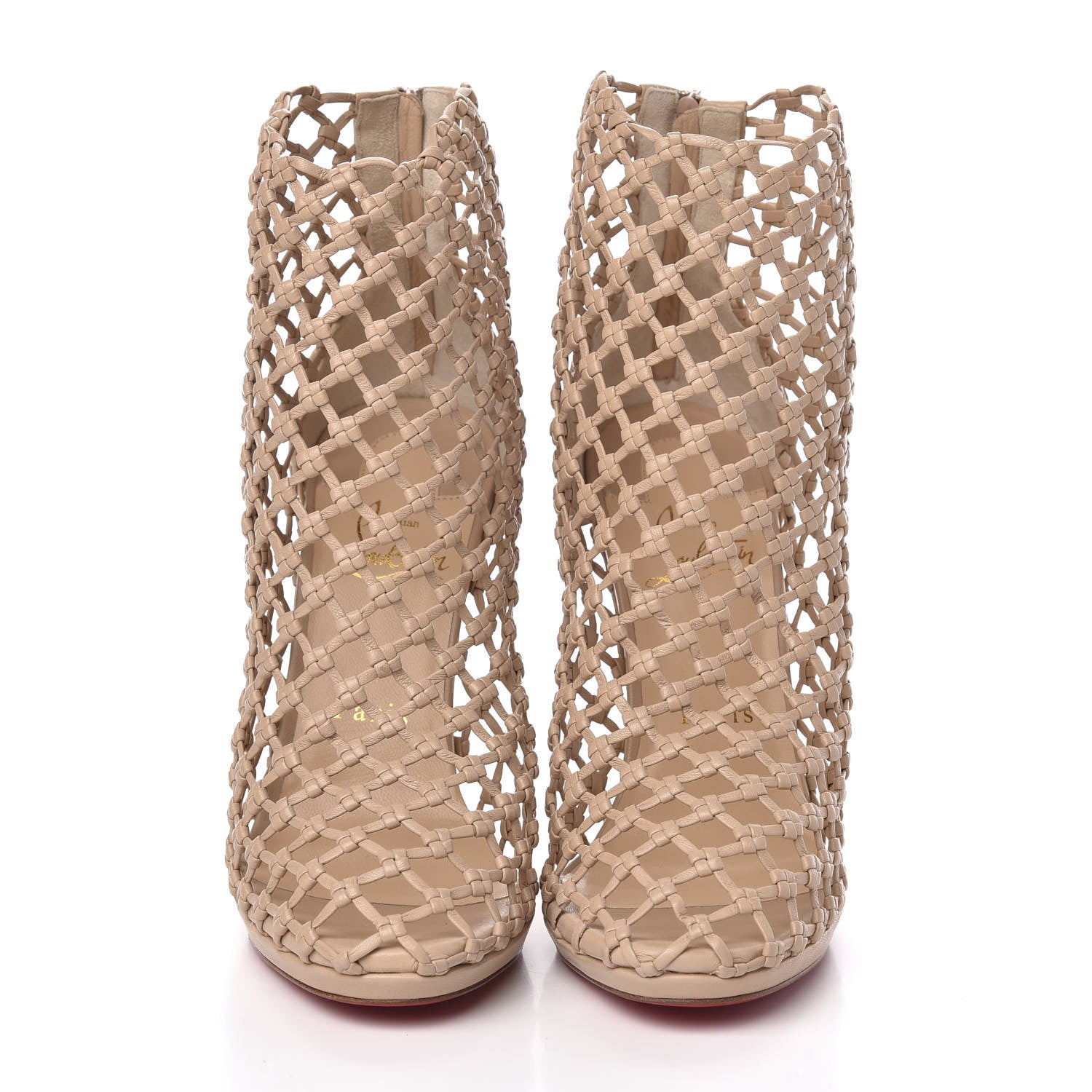 Christian Louboutin Nappa Porligot 120 Pumps 37.5 Nude 2 of 8