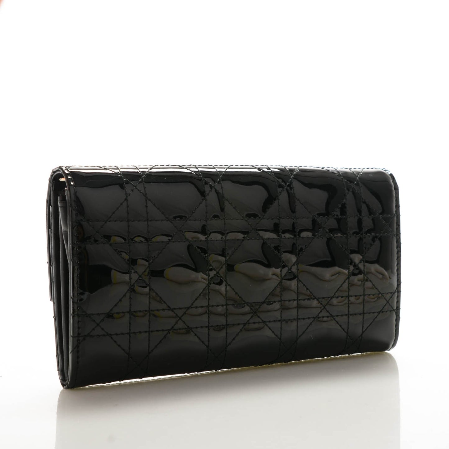 Patent Cannage Rendez-vous Chain Wallet Black
