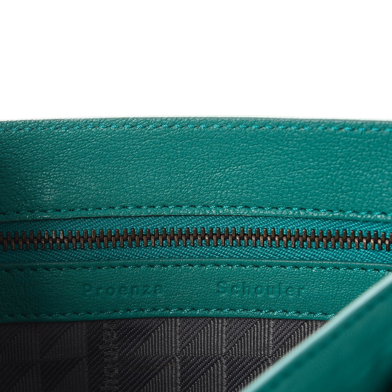 Proenza Schouler Lambskin PS1 Mini Pouch Messenger Bag Aqua 6 of 10