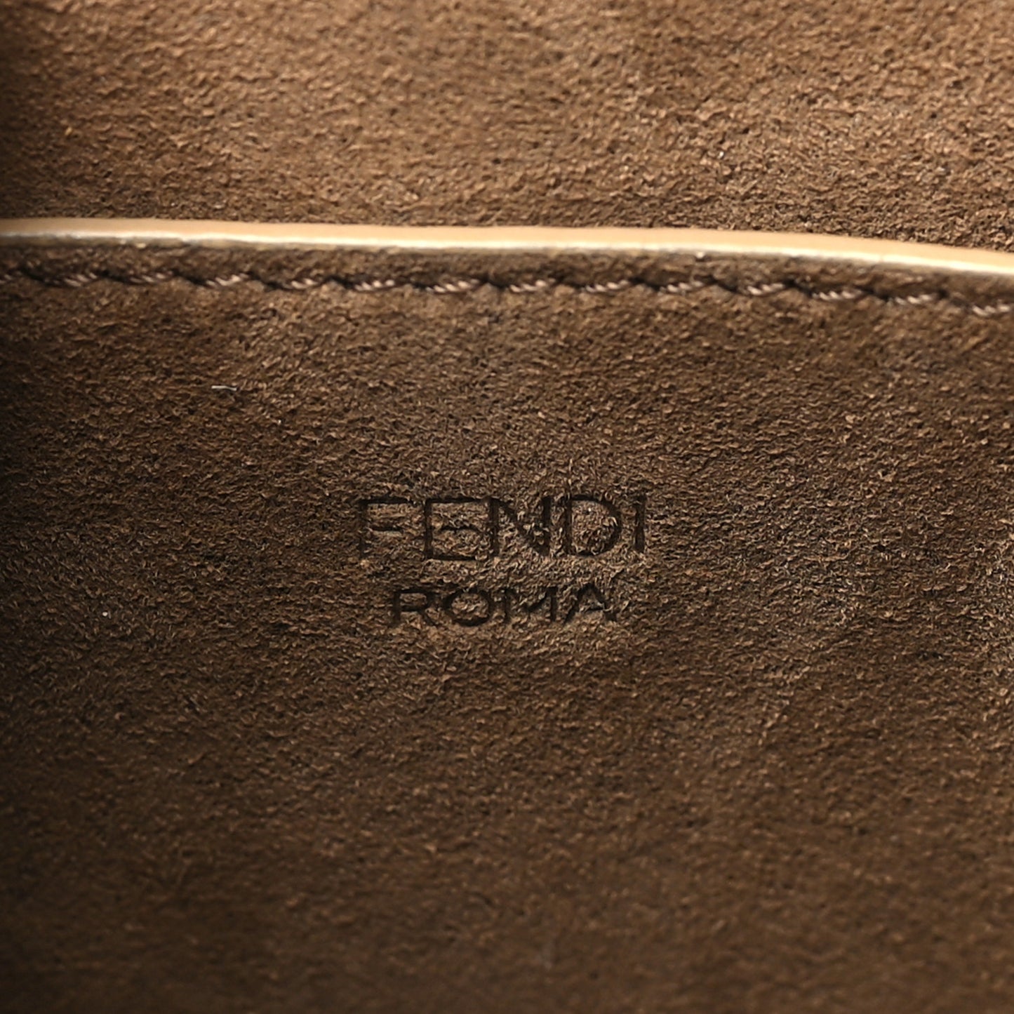 Vitello Brenta Cher Small Fendi C'mon Brandy