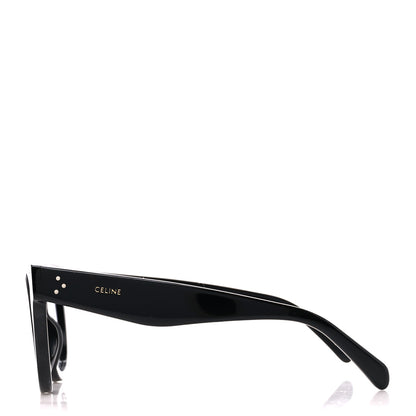 Celine Acetate Studded Mineral Round Sunglasses CL40031N Black 3 of 8