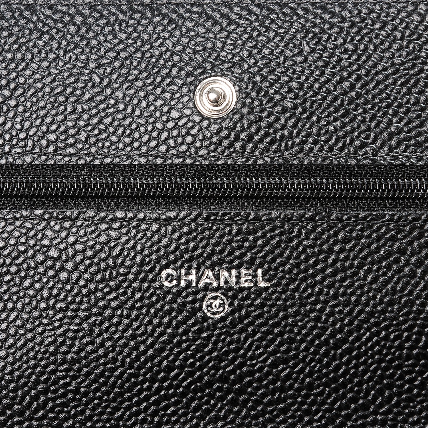 Chanel Caviar Quilted Wallet On Chain WOC Black 6 of 8