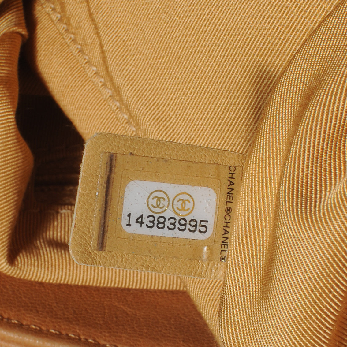 Chanel Washed Lambskin Chain Around Hobo Beige 7 of 7