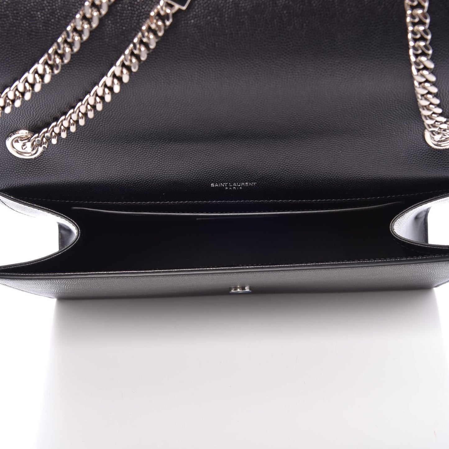 Grain De Poudre Large Classic Monogram Kate Satchel Black