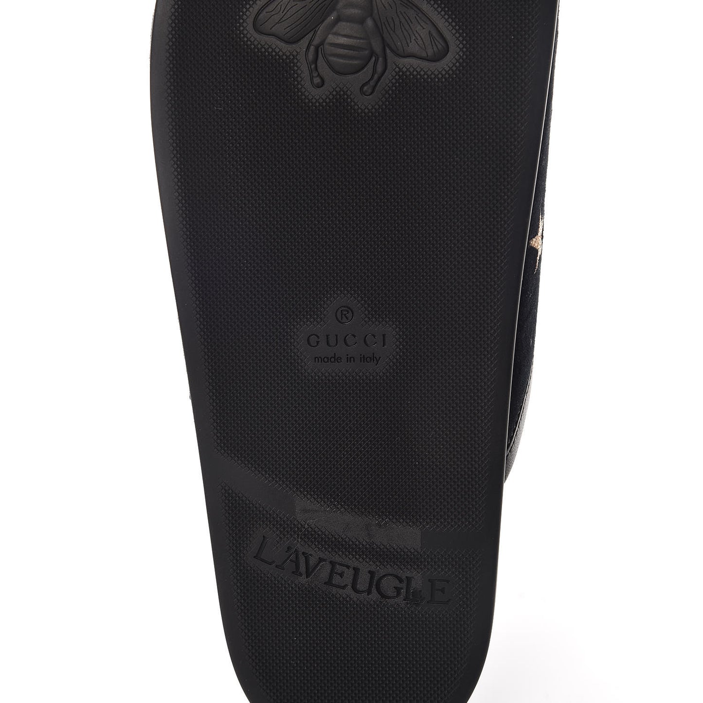 Softy Velvet Malaga Kid Bee Star Embroidered Womens Horsebit River Slippers 37 Black