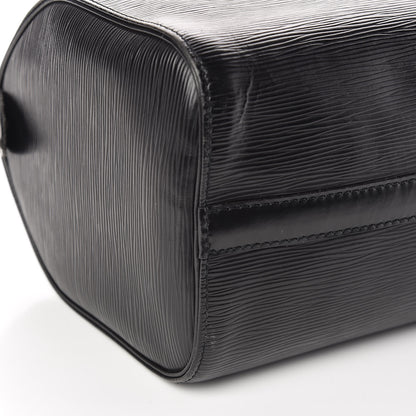 Louis Vuitton Epi Speedy 25 Black 10 of 12