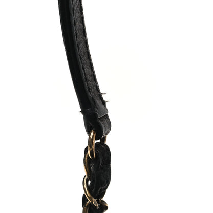 Chanel Iridescent Grained Calfskin Stitched Accordion Tote Dark Grey 11 of 13
