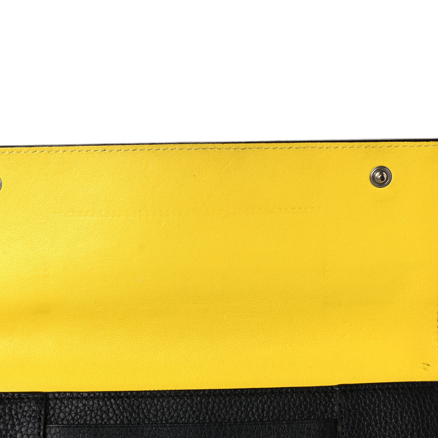 Celine Drummed Calfskin Large Multifunction Flap Wallet Black 9 of 11