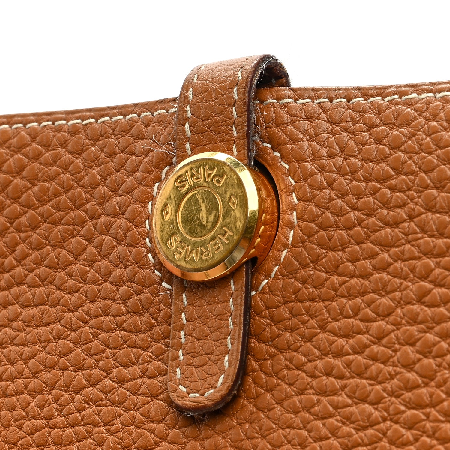 Hermes Togo Dogon Duo Wallet Gold 9 of 9