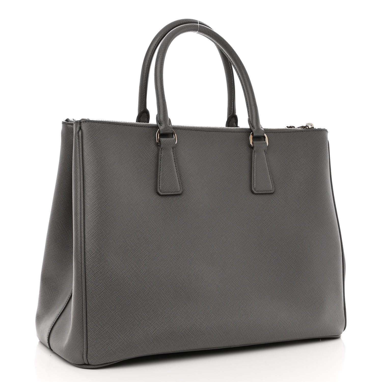 Prada Saffiano Lux Large Galleria Double Zip Tote Marmo 3 of 11
