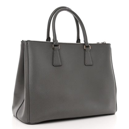 Prada Saffiano Lux Large Galleria Double Zip Tote Marmo 3 of 11