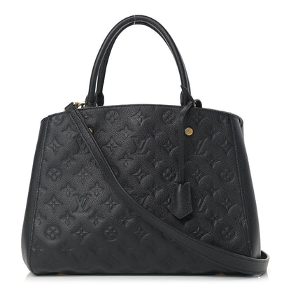 Louis Vuitton Empreinte Montaigne MM Black 1 of 14