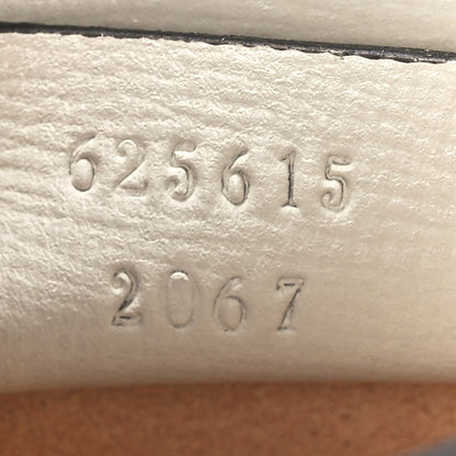 Gucci GG Supreme Monogram Azalea Calfskin Mini Horsebit 1955 Crossbody Bag Beige Ebony Mystic White 7 of 11