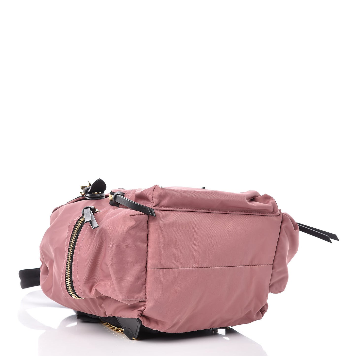 Nylon Medium Rucksack Backpack Mauve Pink