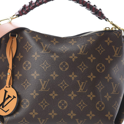 Louis Vuitton Monogram Beaubourg Hobo Mini Bordeaux Red Peach Safran Blue Jean Blue 6 of 6