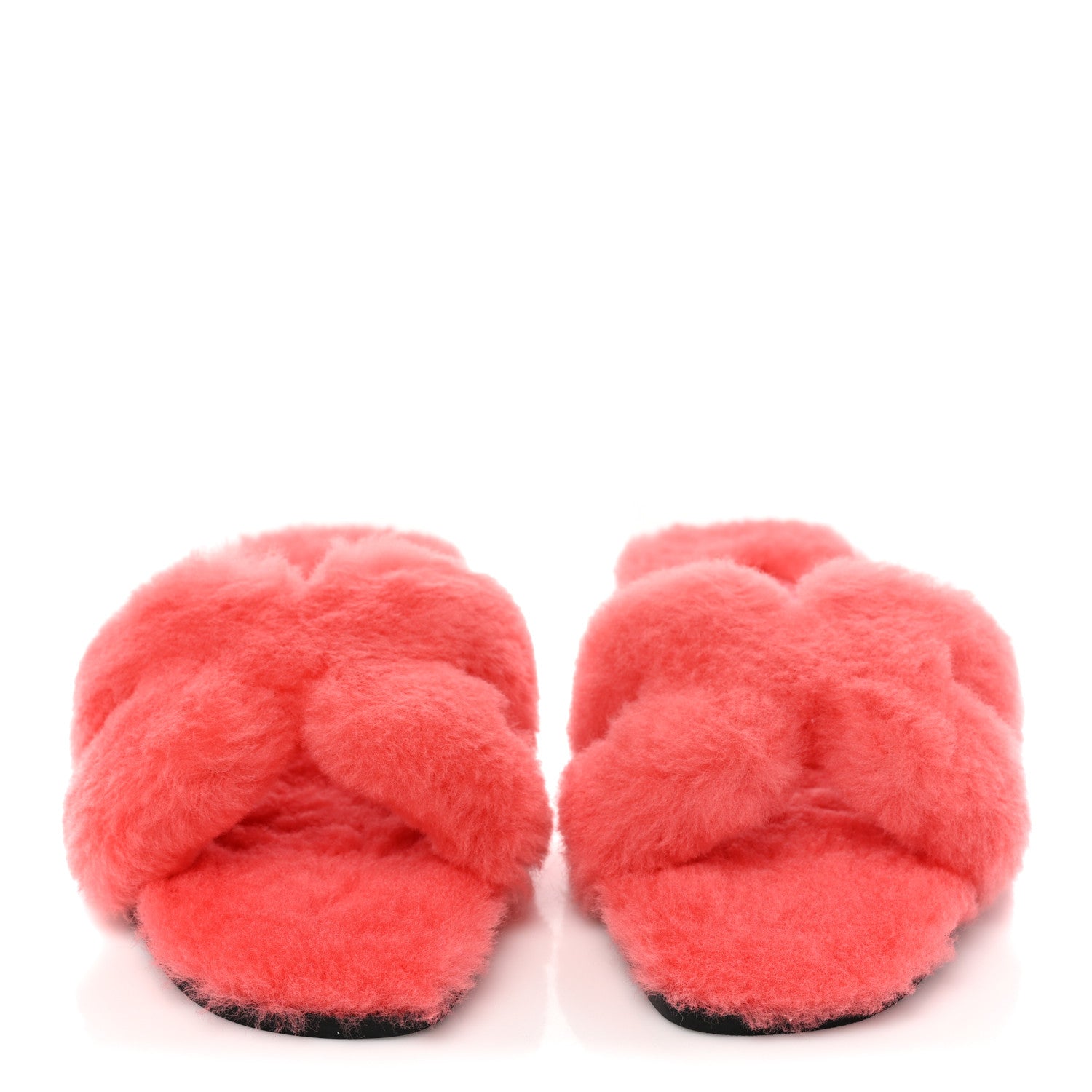 Hermes Woolskin Oran Sandals 36 Rose Du Desert 2 of 8