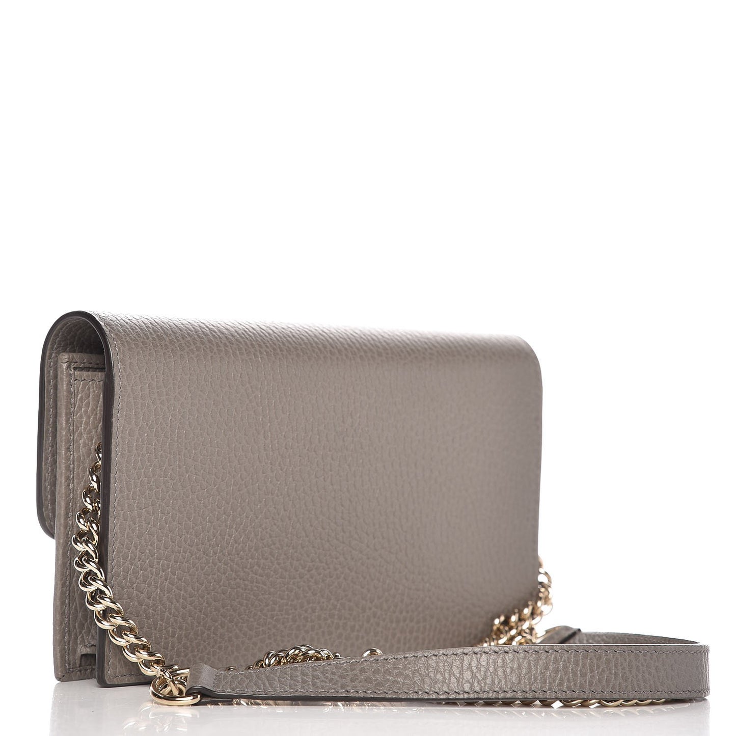 Dollar Calfskin Interlocking G Chain Wallet Loess