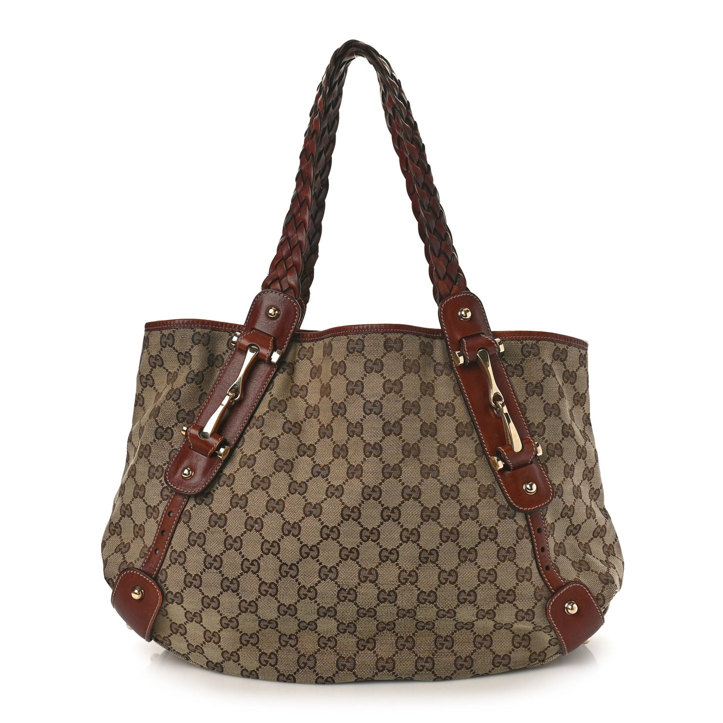 Monogram Medium Pelham Shoulder Bag Dark Brown