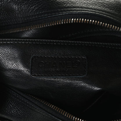 Chanel Caviar Patent Quilted Large Bowler Black 6 of 14