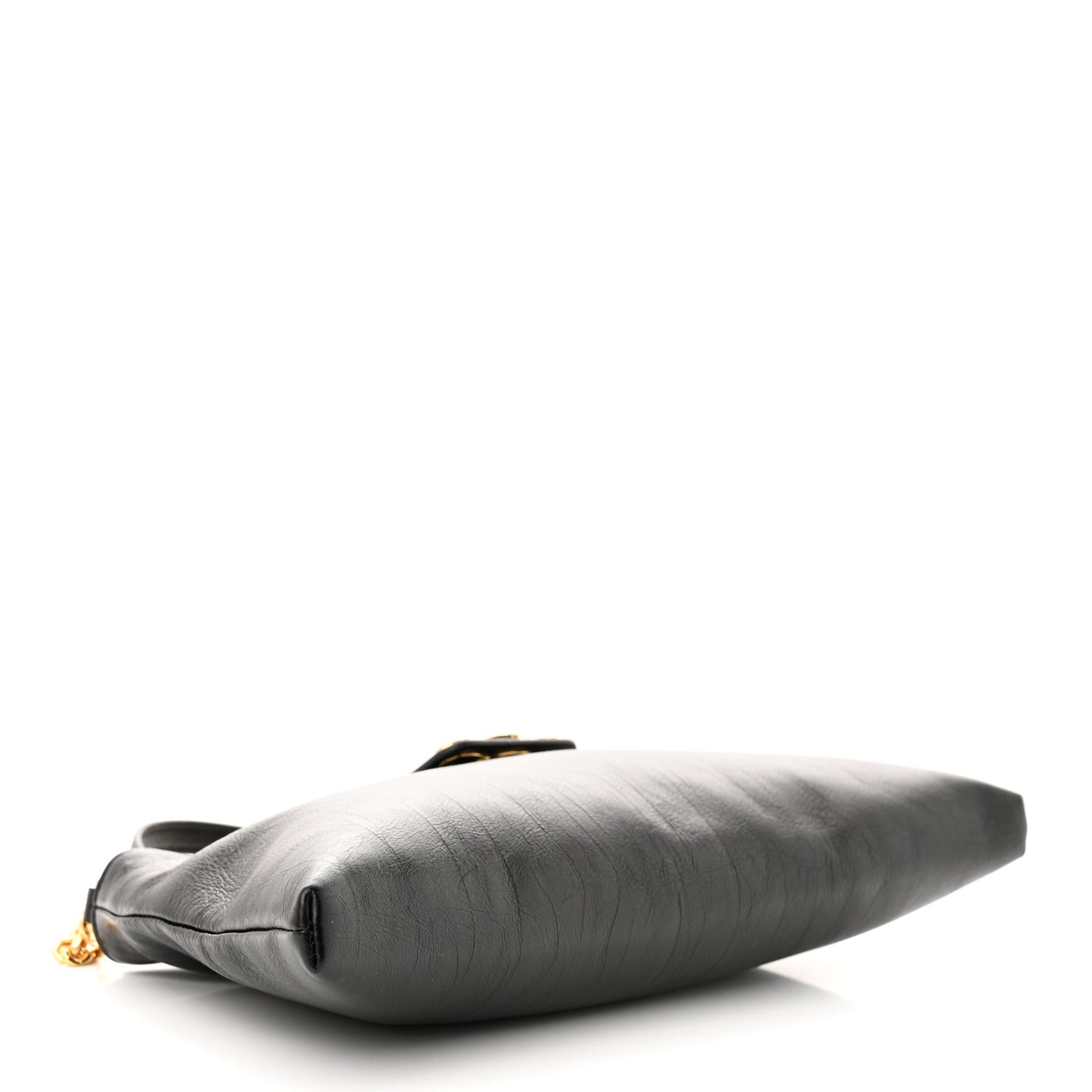 Triomphe Calfskin Wiltern Clutch Black
