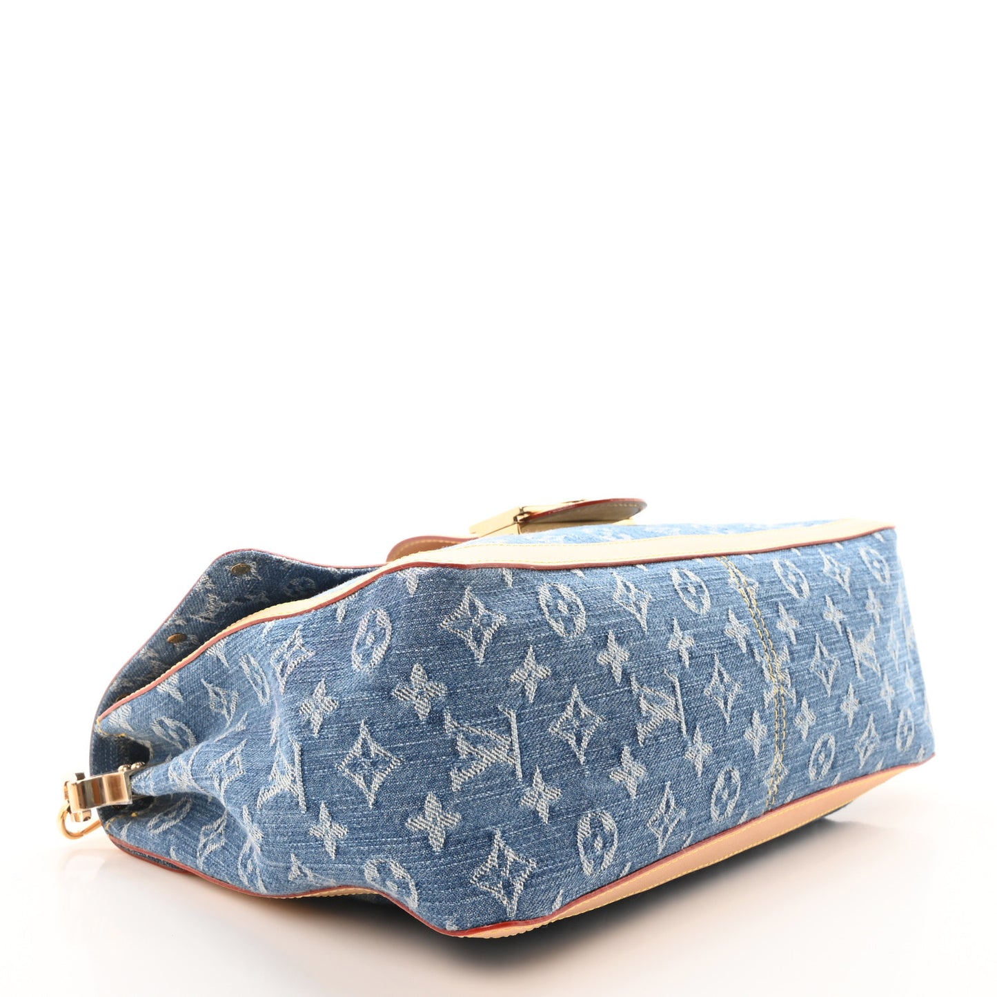 Denim Monogram Dauphine Soft GM Blue