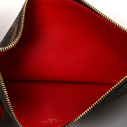 Louis Vuitton Damier Ebene Pochette Felicie Chain Wallet 5 of 12