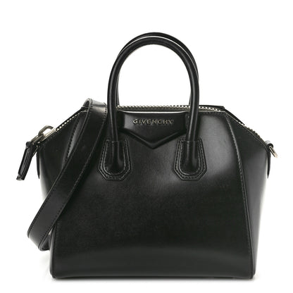 Givenchy Shiny Lord Calfskin Mini Antigona Black 1 of 10