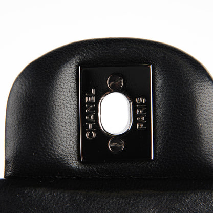 Chanel Lambskin Quilted Mini Rectangular Flap Black 6 of 9