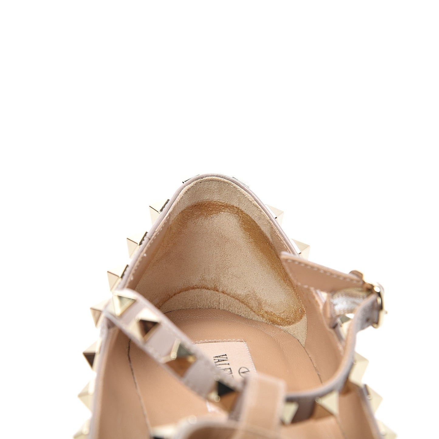Patent Rockstud Cage Ballerina Flats 39 Poudre