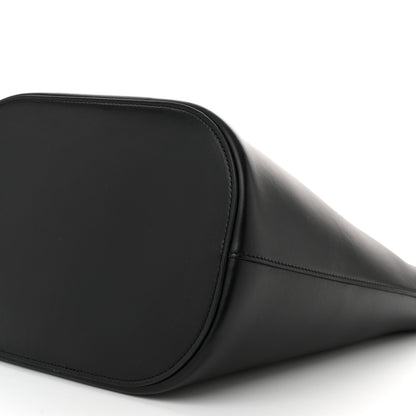 Celine Smooth Calfskin Triomphe Medium Louise Bag Black 10 of 10