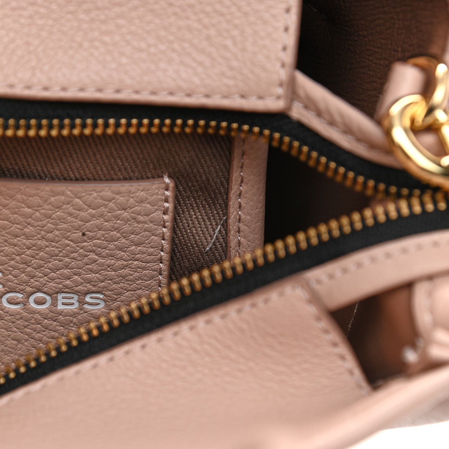 Marc Jacobs Grained Calfskin Small The Tote Bag Rose Dust 10 of 10