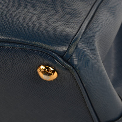 Prada Saffiano Medium Galleria Double Zip Tote Bleuette 5 of 26