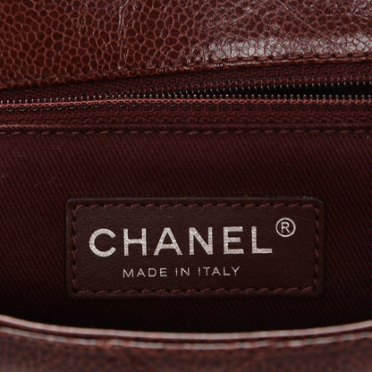 Chanel Crumpled Grained Calfskin Medium CC Crave Flap Bordeaux 6 of 7