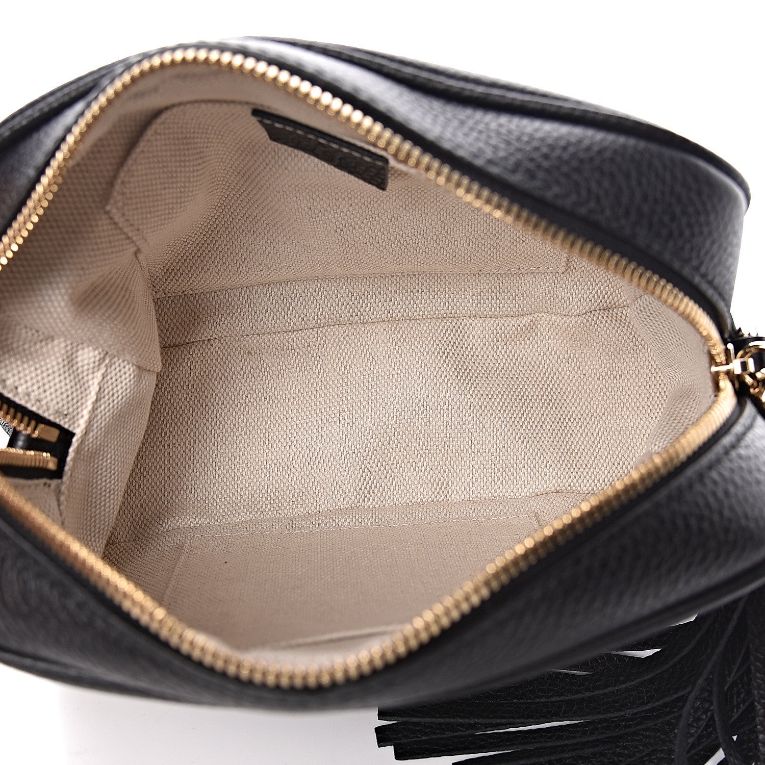 Gucci Pebbled Calfskin Small Soho Disco Bag Black 5 of 10