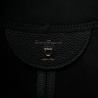 Salvatore Ferragamo Calfskin Glam Hobo Black 6 of 8