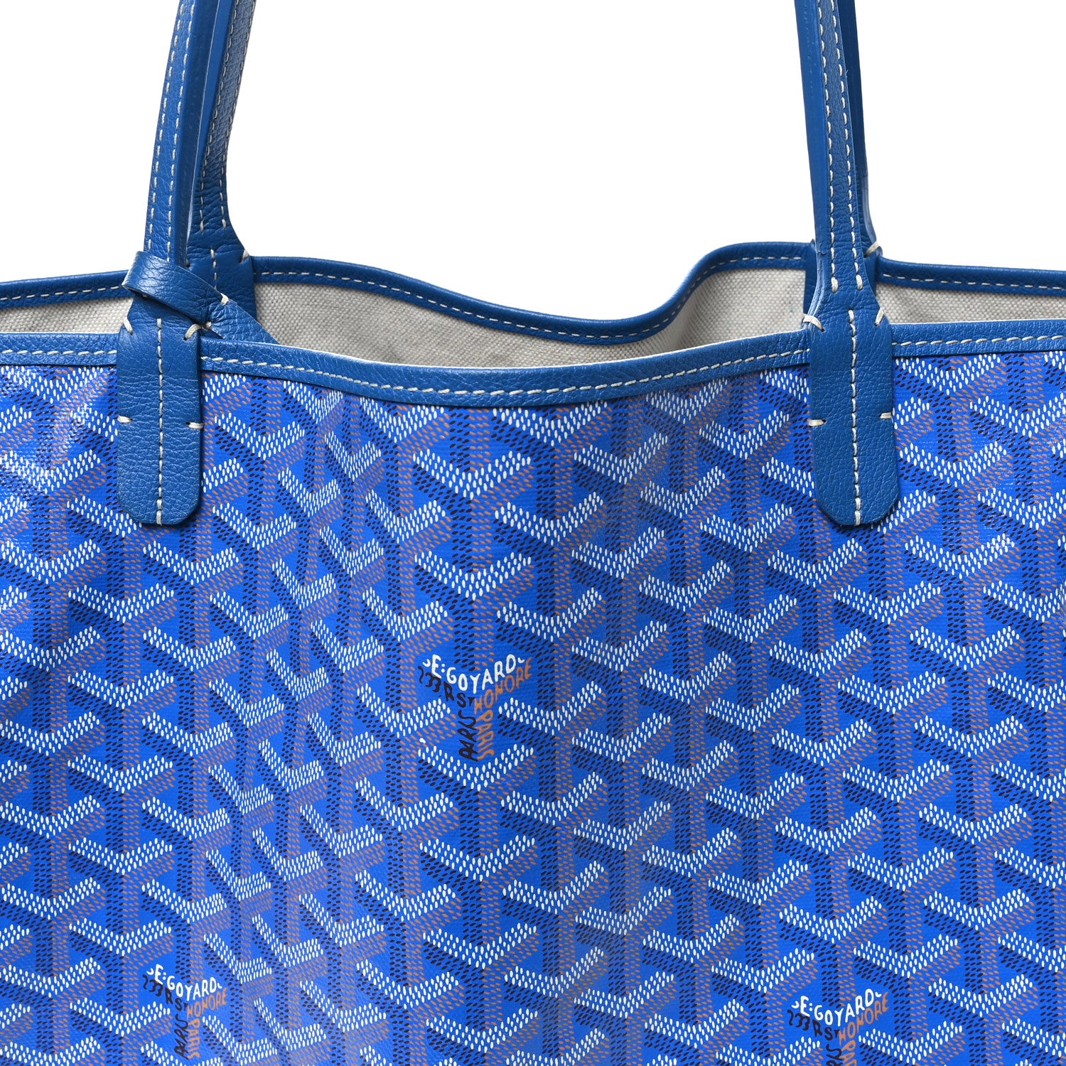 Goyard Goyardine Saint Louis GM Sky Blue 1902558 – FASHIONPHILE