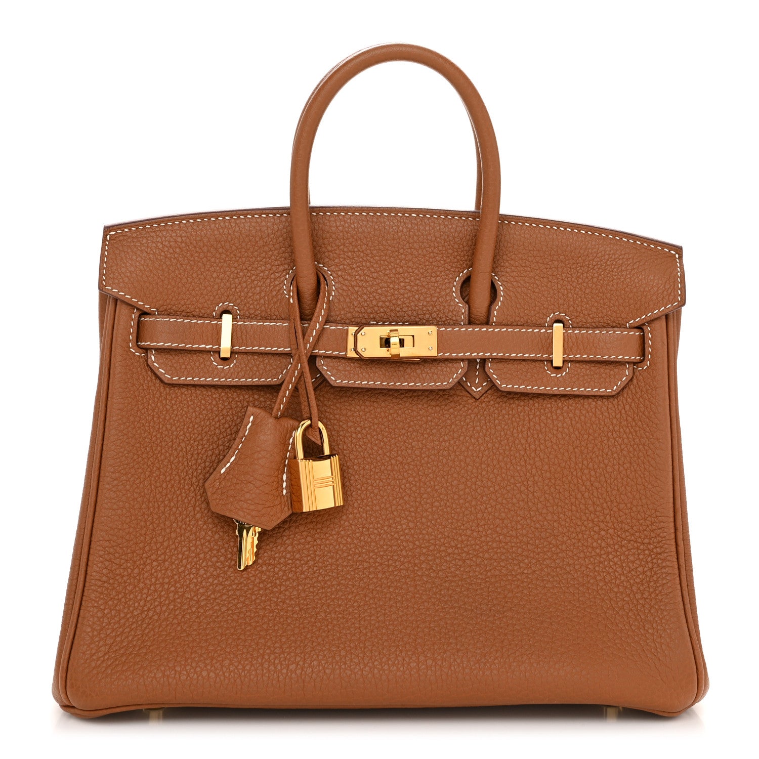 Hermes Togo Birkin 25 Gold 1 of 13